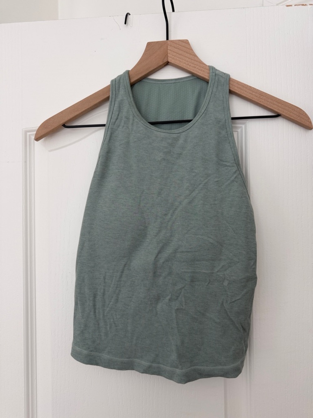 Vuori Ribbed Sleeveless Tank Top - Sage